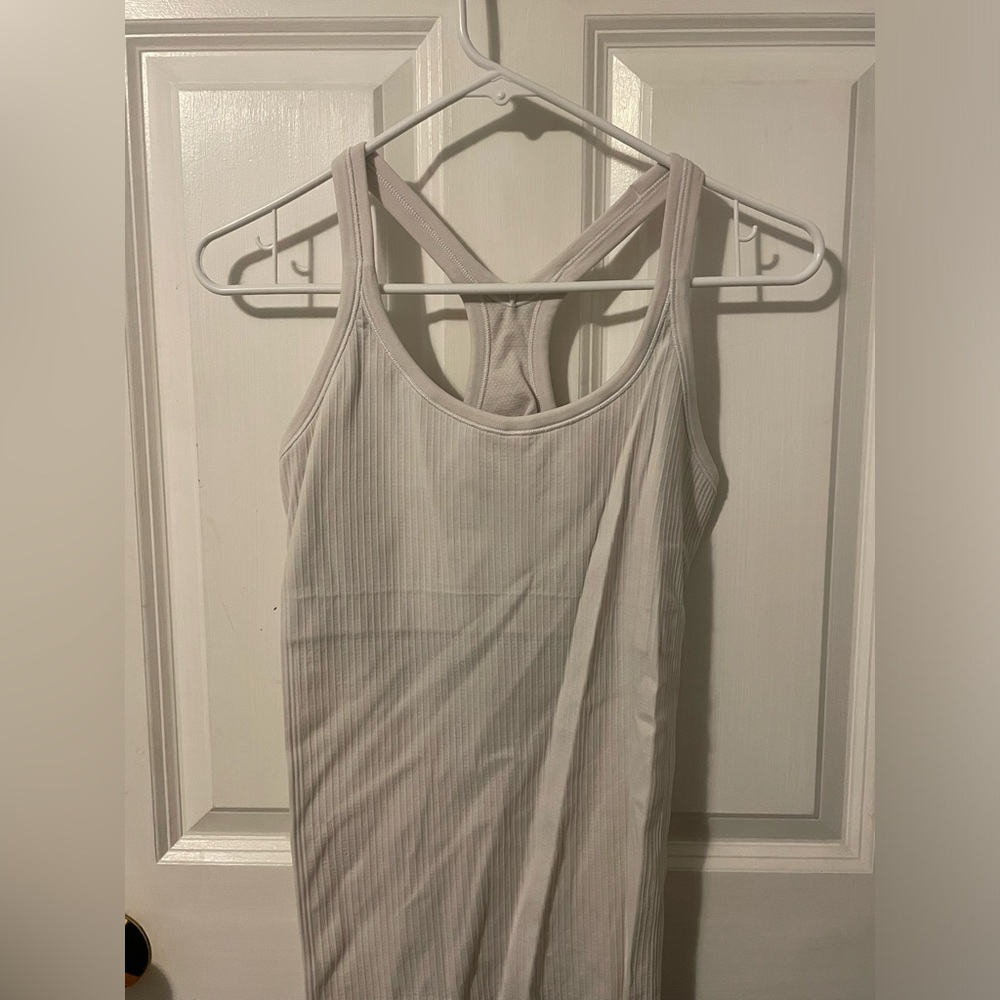 LULULEMON EBB TANK WHITE SIZE 8